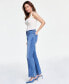 Women's Seam-Front Slit-Hem Jeans, Created for Macy's