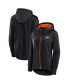 ფოტო #4 პროდუქტის Women's Black Anaheim Ducks Authentic Pro Rink Full-zip Hoodie Jacket