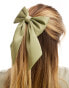 Фото #1 товара Accessorize bow hair clip in green