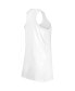 Фото #3 товара Women's Threads White Indianapolis Colts Indiana Nights Alternate Racerback Tank Top