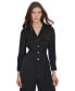 ფოტო #5 პროდუქტის Women's Button-Front Belted Wide-Leg Jumpsuit