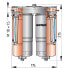 Фото #2 товара VETUS WS720 Water Separator Fuel Filter