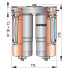 Фото #3 товара VETUS WS720 Water Separator Fuel Filter