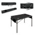 by Picnic Time Black Travel Table Portable Folding Table