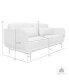 Lilou 77" Polyester, Nylon with Metal Legs Sofa