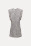 Фото #13 товара Платье с пайетками и подплечниками — zw collection ZARA