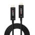 Lindy 15m Fibre Optic Hybrid USB Type C Cable - 15 m - USB C - USB C - Black