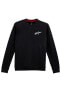 Fleecepullover Alpinestars Ageless Chest Crew Schwarz