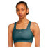 NIKE Dri Fit Swoosh Medium Shine Sports Bra