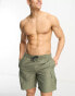 New Look cargo swim shorts in khaki