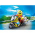 PLAYMOBIL Emergency Motorcycle With Intermittent Light