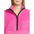 Фото #3 товара No Boundaries Juniors Plush Sweater Women's Size 3XL (21) Pink Quarter Zip