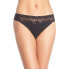 Фото #1 товара Natori 269190 Women's Bliss Perfection Thong Black Underwear Size One Size