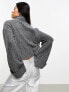 Фото #5 товара Pimkie soft ribbed roll neck jumper in charcoal grey