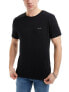 Paul Smith 3 pack loungewear t-shirts with logo in black