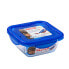 Фото #2 товара Герметичная коробочка для завтрака Pyrex Cook & Go 16,7 x 16,7 x 7 cm Синий 850 ml Cтекло (6 штук)