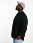 Polo Ralph Lauren Big & Tall icon logo pique shirt in black