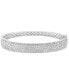ფოტო #1 პროდუქტის EFFY® Diamond Pavé Bangle Bracelet (4-7/8 ct. t.w.) in 14k White Gold