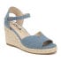 LifeStride Tess Espadrille Wedge Womens Blue Casual Sandals I8614M1-400