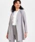 Фото #3 товара Women's Draped Open-Front Jacket