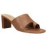 Фото #2 товара VANELi Maysa Block Heels Womens Brown Dress Sandals 305979