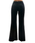 ფოტო #2 პროდუქტის Juniors' Velvet Pull-On Front-Slit Pants