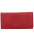 Women's Pebbled Collection RFID Secure Trifold Wing Wallet