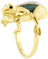 ფოტო #3 პროდუქტის Diamond Frog Statement Ring (1/2 ct. t.w.) in Gold over Sterling Silver