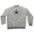 Фото #2 товара Mitchell & Ness Nfl Cowboys Bouble Clutch Lightweight Satin Button Up Jacket Men