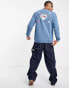 Фото #4 товара Hurley Bengal sweatshirt in blue