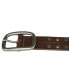 Men's Grommet and Stud Leather Belt