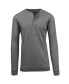 Men's Long Sleeve Thermal Henley Tee