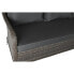 Фото #12 товара Садовый диван DKD Home Decor Стеклянный Серый полиэстер синтетический ротанг Сталь Темно-коричневый (175 x 73 x 81 cm)