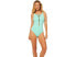 Bleu Rod Beattie 266665 Women Goddess Knotted Front One-Piece Swimsuit Size 10