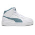 Фото #1 товара Puma Pl Ca Pro Mid Lace Up Mens White Sneakers Casual Shoes 39286502