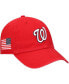 Фото #4 товара Men's Red Washington Nationals Heritage Clean Up Adjustable Hat