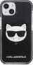 Karl Lagerfeld Etui Karl Lagerfeld KLHCP13MTPECK Apple iPhone 13 hardcase czarny/black Choupette Head - фото #3