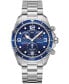 Men's Swiss Chronograph DS Action Stainless Steel Bracelet Watch 43mm