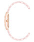 ფოტო #2 პროდუქტის Women's Quartz Pink Ceramic Watch, 23mm