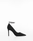 ფოტო #2 პროდუქტის Women's Rhinestone Strap Heeled Shoes