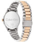 ფოტო #3 პროდუქტის Two-Tone Stainless Steel Bracelet Watch 35mm