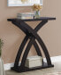 32"L Hall Console Accent Table in Cappuccino