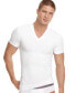 Men's Shapewear V-Neck T-Shirt Белый, L - фото #1