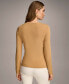 Фото #2 товара Women's Cutout Sweater With Hardware Detail