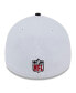 Фото #3 товара Men's White, Black Atlanta Falcons 2023 Sideline 39THIRTY Flex Hat