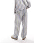 Reclaimed Vintage textured stripe pull on trouser co-ord