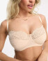 We Are We Wear Fuller Bust micro and lace multiway underwired bra in oyster