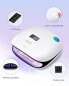 SunUV UV Lamp for Gel Nails LED Nail Dryer with 4 Timers LCD Display Infrared Sensor and Double Speed Curing 48 W pink