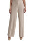 Фото #1 товара Women's Mid-Rise Wide-Leg Full-Length Pants