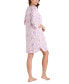 Фото #2 товара Women's 3/4-Sleeve Floral Nightgown